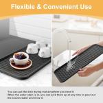 Silicone Bar Mat with Detachable Drying Pad