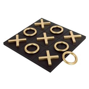 Classic Wooden Tic Tac Toe Game Board