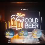 Cheers Neon Beer Wall Sign for Man Cave