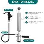 8" American D-System Keg Tap Pump Kit