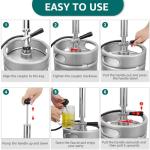 8" American D-System Keg Tap Pump Kit