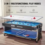 VEVOR 3-in-1 Rotating Game Table Set