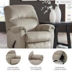 Stonemeade Casual Manual Rocker Recliner, Light Brown