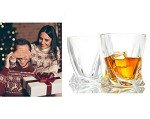 Set of 6 Crystal Whiskey Glasses for Spirits