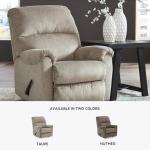Stonemeade Casual Manual Rocker Recliner, Light Brown