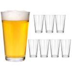 Set of 8 16oz Beer Pint Glasses
