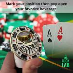 Luck Lab Set of 3 Metal Poker Buttons