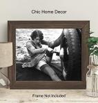 Funny Vintage Car Wall Art for Man Cave