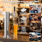 VEVOR Single Tap Beer Kegerator Tower Kit