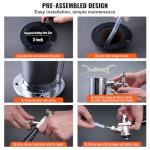 VEVOR Single Tap Beer Kegerator Tower Kit