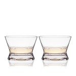 Viski Crystal Tasting Glasses for Spirits - Set of 2