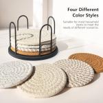 Lazebox Absorbent Coaster Set for Drinks