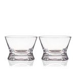 Viski Crystal Tasting Glasses for Spirits - Set of 2