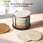 Lazebox Absorbent Coaster Set for Drinks