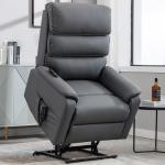 EZZUP Heat & Massage Lay Flat Recliner Chair