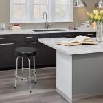 Torin Swivel Bar Stool with Chrome Legs