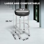 Torin Swivel Bar Stool with Chrome Legs