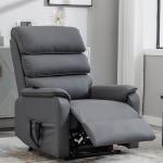 EZZUP Heat & Massage Lay Flat Recliner Chair