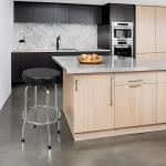 Torin Swivel Bar Stool with Chrome Legs