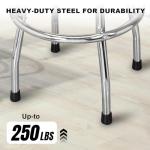 Torin Swivel Bar Stool with Chrome Legs