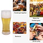 6 Pack of 16oz Pilsner Beer Glasses