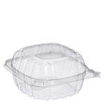 5-Inch Clear Hinged Dart Container, Case of 500