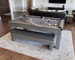 Rocky Mountain Nights 7ft Pool Table with Benches