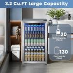 Electactic 130 Can Mini Beverage Fridge