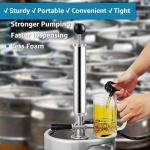 8" Chrome Beer Keg Tap Pump for Parties
