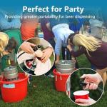 8" Chrome Beer Keg Tap Pump for Parties