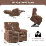 Big and Tall Power Lift Recliner Chair