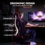 GTPLAYER Bluetooth Gaming Chair with Adjustable Features