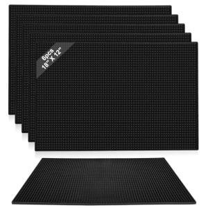 6-Pack Non-Slip Bar Mats for Countertops