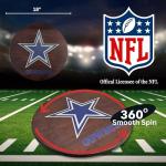 Dallas Cowboys 18” Wooden Lazy Susan - Game Day Decor