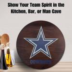 Dallas Cowboys 18” Wooden Lazy Susan - Game Day Decor