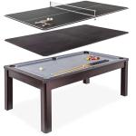 GoSports 7ft 3-in-1 Pool, Dining, & Table Tennis