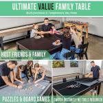 GoSports 7ft 3-in-1 Pool, Dining, & Table Tennis