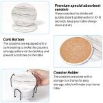 Marble Style Absorbent Coaster Set of 6