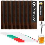 Chalkboard Beer Tap Handles Set for Home Bar