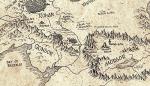 Middle Earth Silmarillion Map Fantasy Wall Art