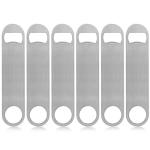 KISEER 6-Pack Heavy Duty Stainless Steel Bottle Openers
