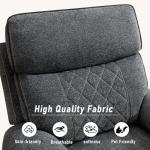 Soft Fabric Electric Recliner Chair with Cup Holders