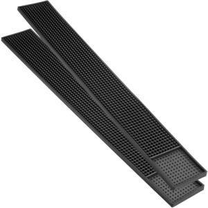 WowDay Non-Slip Rubber Bar Mats - 2 Pack