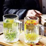 Set of 2 Tall Beer Stein Mugs
