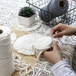 Set of 2 Absorbent Boho Drink Coasters
