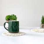 Set of 2 Absorbent Boho Drink Coasters