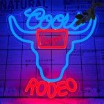Dimmable Cowboy Neon Beer Sign for Man Cave