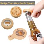 Stainless Steel Bottle Opener Inserts - 50 Pack