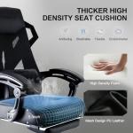 Ergonomic Gaming Chair with Footrest and Mesh Back
