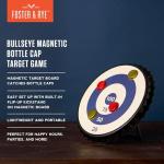 Magnetic Bullseye Bottle Cap Target Game